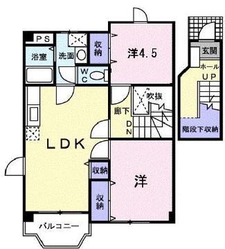 広島県福山市沖野上町４ 福山駅 2LDK アパート 賃貸物件詳細