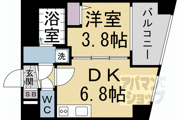 京都府京都市南区西九条唐戸町 京都駅 1DK マンション 賃貸物件詳細