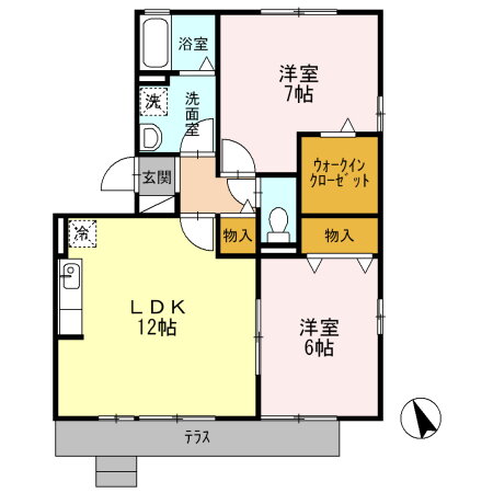 愛知県あま市小路１ 七宝駅 2LDK アパート 賃貸物件詳細