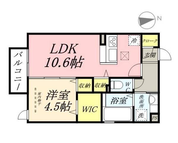 岡山県岡山市中区関 高島駅 1LDK アパート 賃貸物件詳細