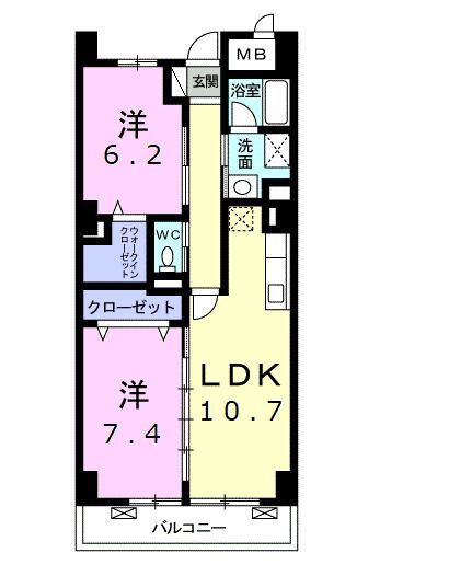 神奈川県川崎市宮前区東有馬５ 鷺沼駅 2LDK マンション 賃貸物件詳細