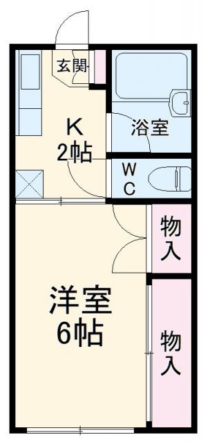 埼玉県草加市新善町 新田駅 1K アパート 賃貸物件詳細