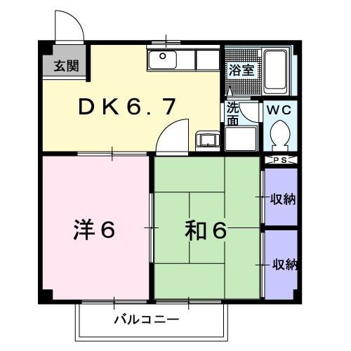 茨城県那珂市菅谷 上菅谷駅 2DK アパート 賃貸物件詳細