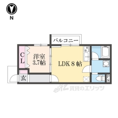 大阪府門真市城垣町 萱島駅 1LDK アパート 賃貸物件詳細