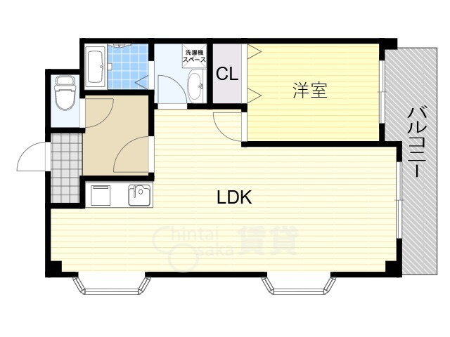 大阪府大阪市東淀川区北江口２ 井高野駅 1LDK マンション 賃貸物件詳細