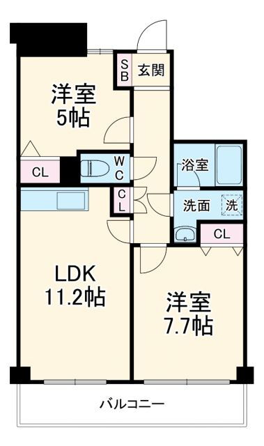神奈川県川崎市幸区東古市場 川崎駅 2LDK マンション 賃貸物件詳細