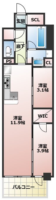 大阪府大阪市淀川区宮原１ 東淀川駅 2LDK マンション 賃貸物件詳細