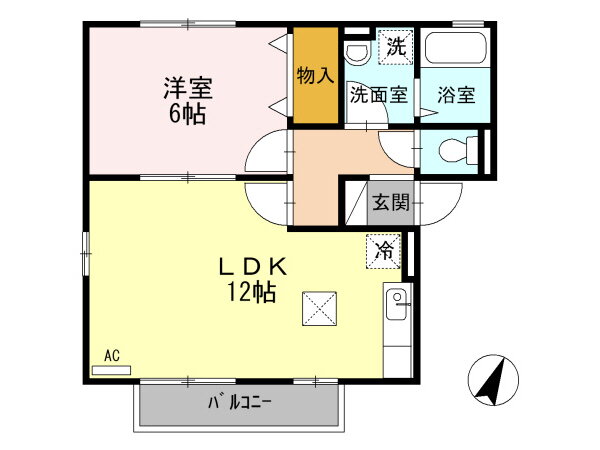 長崎県大村市古賀島町 竹松駅 1LDK アパート 賃貸物件詳細