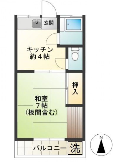 東京都調布市西つつじケ丘１ つつじヶ丘駅 1K アパート 賃貸物件詳細