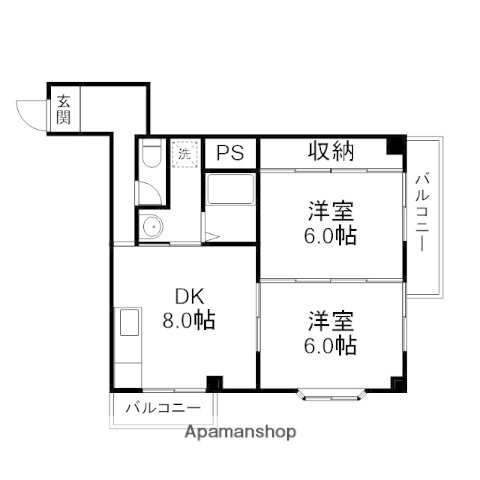 滋賀県草津市東矢倉１ 南草津駅 2DK マンション 賃貸物件詳細