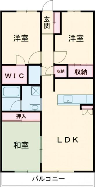 栃木県宇都宮市桜１ 宇都宮駅 3LDK マンション 賃貸物件詳細