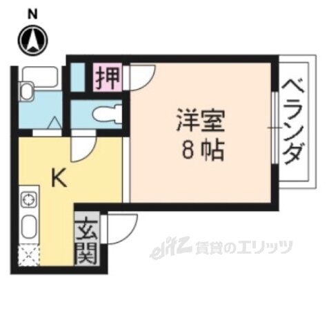 京都府長岡京市馬場図所 長岡京駅 1K アパート 賃貸物件詳細