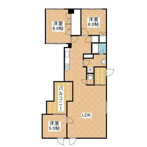 セリール川名 1階 3LDK 賃貸物件詳細