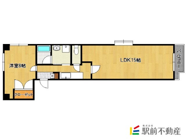 福岡県久留米市中央町 久留米駅 1LDK マンション 賃貸物件詳細