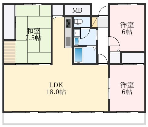 マスターズエル綾園２０ 9階 3LDK 賃貸物件詳細
