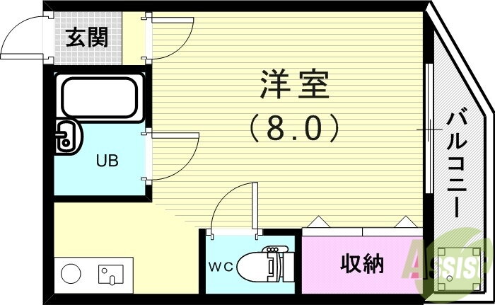 兵庫県神戸市西区玉津町居住 西明石駅 1K アパート 賃貸物件詳細
