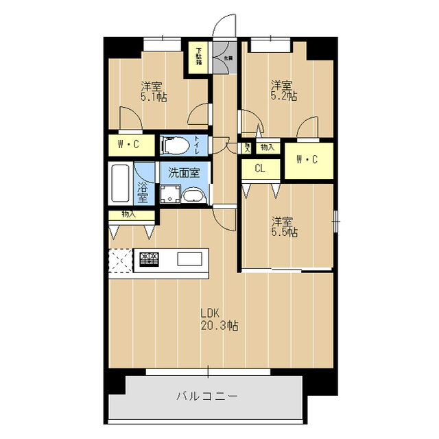 熊本県菊池郡菊陽町大字原水 原水駅 3LDK マンション 賃貸物件詳細