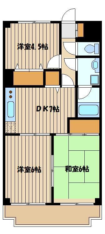 東京都練馬区三原台３ 石神井公園駅 3DK マンション 賃貸物件詳細