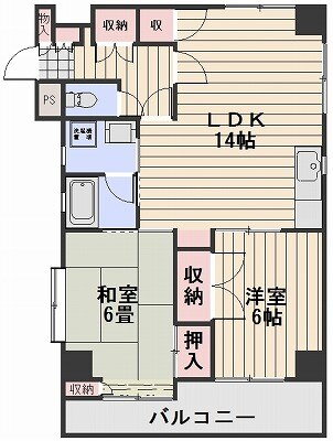 ル・メドサン 3階 2LDK 賃貸物件詳細