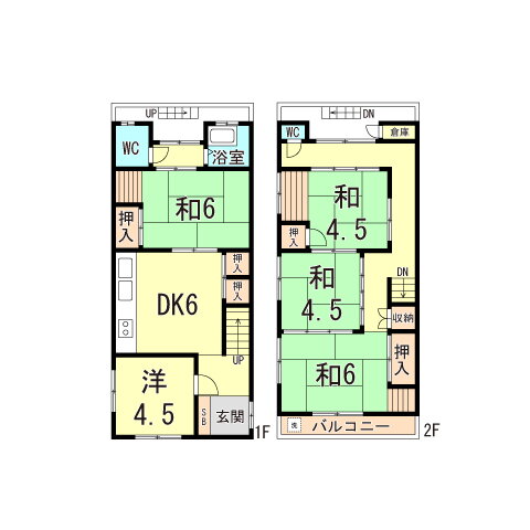 大島１丁目アパート 1階 5DK 賃貸物件詳細