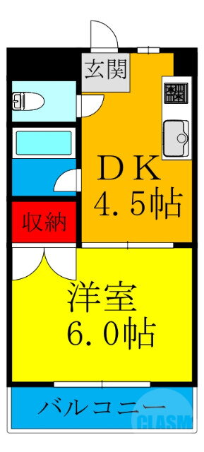 大阪府大阪市東淀川区豊新１ 上新庄駅 1DK マンション 賃貸物件詳細