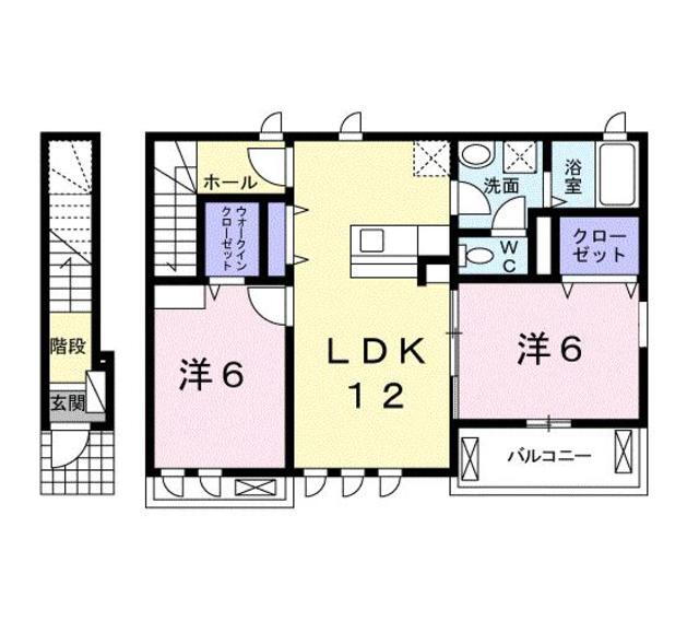 静岡県沼津市下香貫 沼津駅 2LDK アパート 賃貸物件詳細