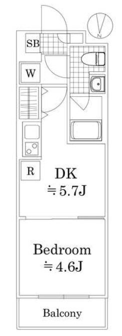 東京都中野区上鷺宮２ 鷺ノ宮駅 1DK マンション 賃貸物件詳細