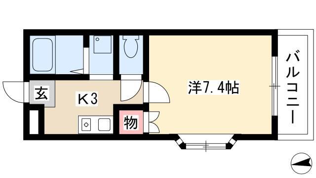愛知県名古屋市中村区西米野町１ 太閤通駅 1K マンション 賃貸物件詳細