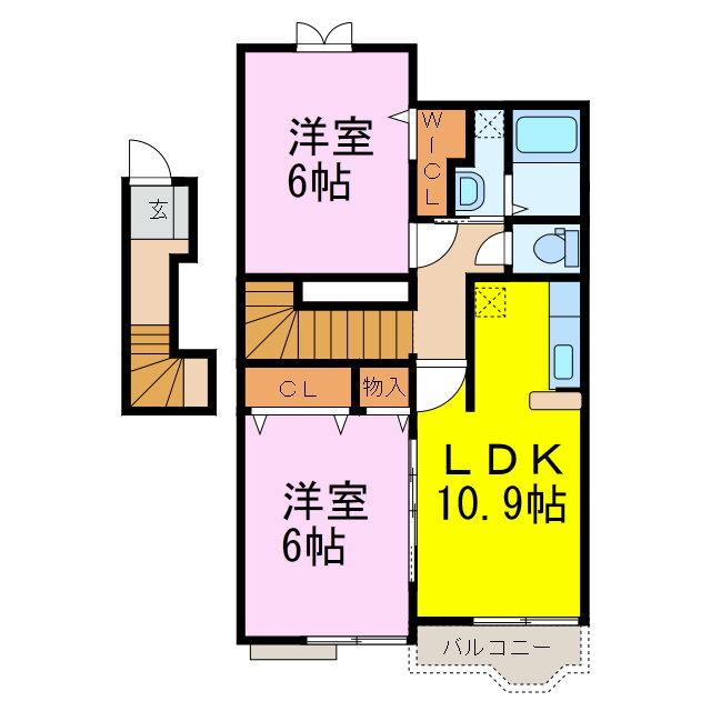 埼玉県羽生市大字羽生 羽生駅 2LDK アパート 賃貸物件詳細