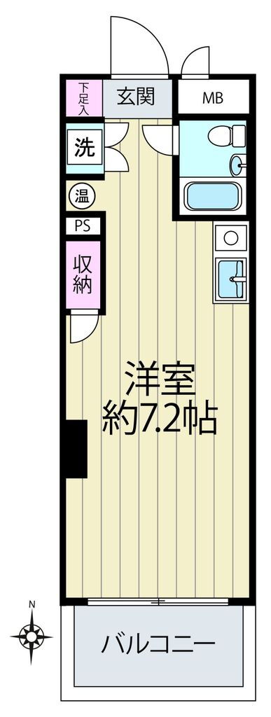 神奈川県横浜市神奈川区松見町１ 妙蓮寺駅 ワンルーム マンション 賃貸物件詳細