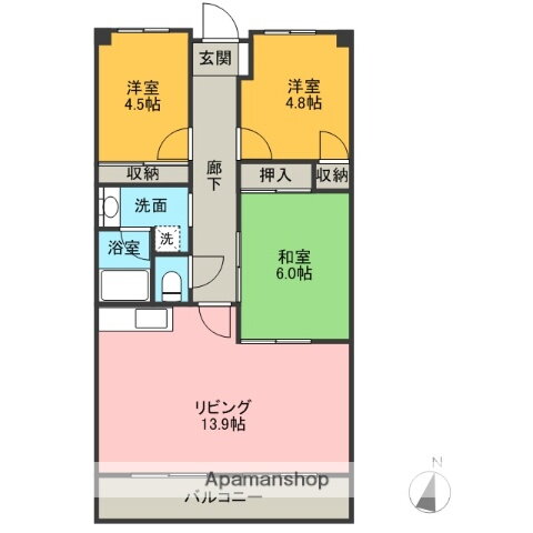 静岡県三島市壱町田 三島駅 3LDK マンション 賃貸物件詳細