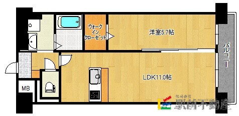 福岡県久留米市瀬下町 久留米駅 1LDK マンション 賃貸物件詳細