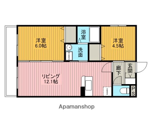 埼玉県草加市花栗４ 獨協大学前駅 2LDK アパート 賃貸物件詳細