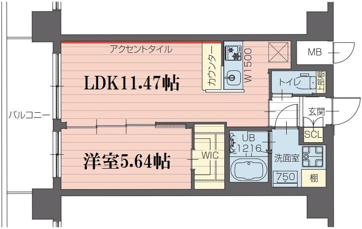 兵庫県西宮市常磐町 西宮駅 1LDK マンション 賃貸物件詳細