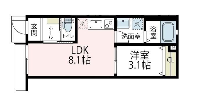 神奈川県横浜市神奈川区白幡上町 白楽駅 1LDK アパート 賃貸物件詳細
