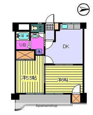 愛媛県松山市久万ノ台 衣山駅 2DK マンション 賃貸物件詳細