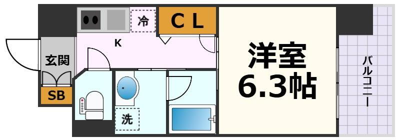 愛知県名古屋市中村区太閤３ 名古屋駅 1K マンション 賃貸物件詳細