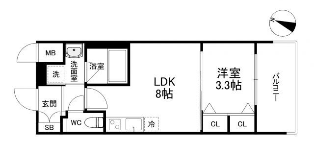 大阪府大阪市福島区野田４ 玉川駅 1LDK マンション 賃貸物件詳細