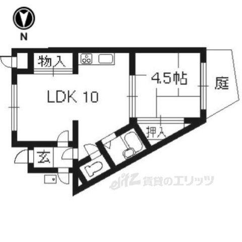 京都府京都市右京区西京極西川町 西京極駅 1LDK アパート 賃貸物件詳細