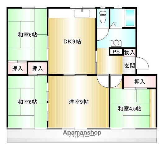 秋田県秋田市川元小川町 秋田駅 4DK マンション 賃貸物件詳細