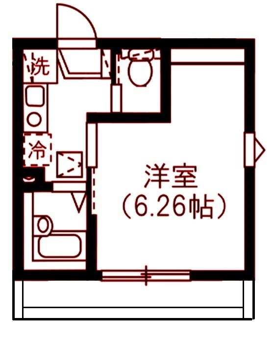 フロンティア東白楽 2階 1K 賃貸物件詳細