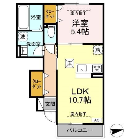 神奈川県伊勢原市高森２ 愛甲石田駅 1LDK アパート 賃貸物件詳細