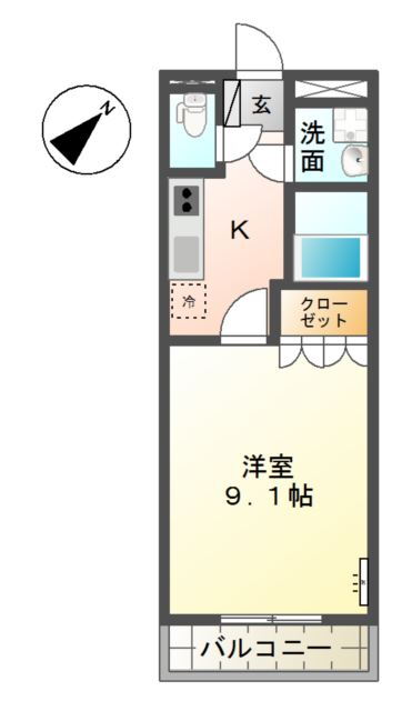 佐賀県唐津市浜玉町横田下 浜崎駅 1K アパート 賃貸物件詳細