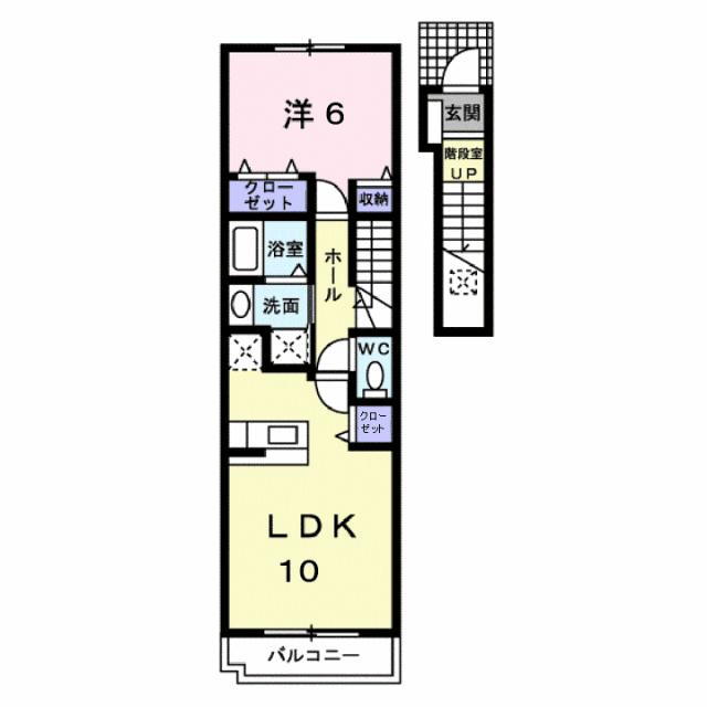 広島県福山市大門町野々浜 大門駅 1LDK アパート 賃貸物件詳細