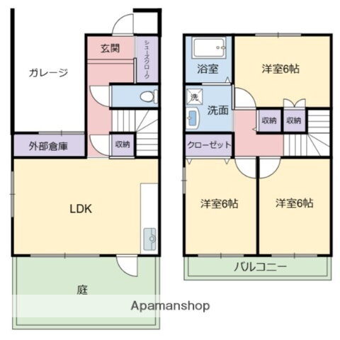 宮崎県宮崎市大字恒久 南宮崎駅 3LDK アパート 賃貸物件詳細