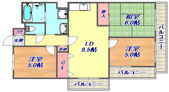 兵庫県神戸市灘区青谷町４ 灘駅 3LDK マンション 賃貸物件詳細