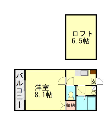 マリンサイド壱番館 1階 1K 賃貸物件詳細