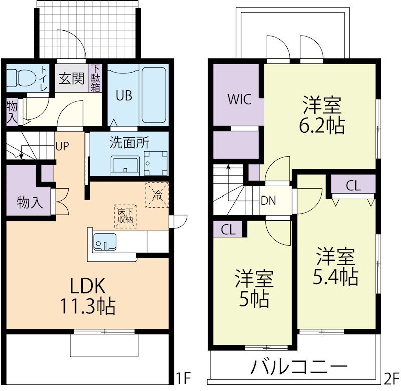 栃木県宇都宮市今里町 3LDK アパート 賃貸物件詳細