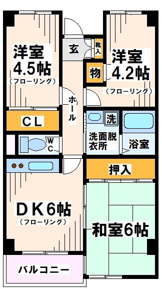 東京都府中市府中町２ 府中駅 3DK マンション 賃貸物件詳細