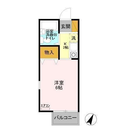 千葉県千葉市若葉区高品町 千葉駅 1K アパート 賃貸物件詳細
